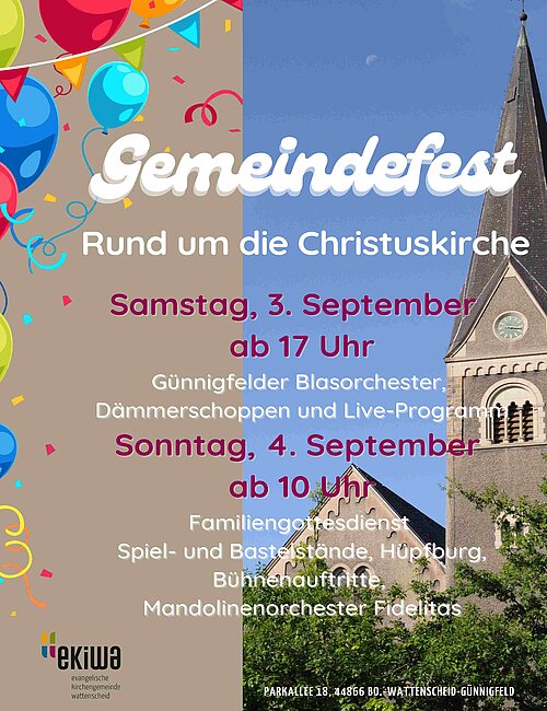 Gemeindefest 2022 Günnigfeld