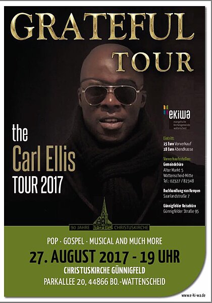 Plakat Carl Ellis Greatful Tour
