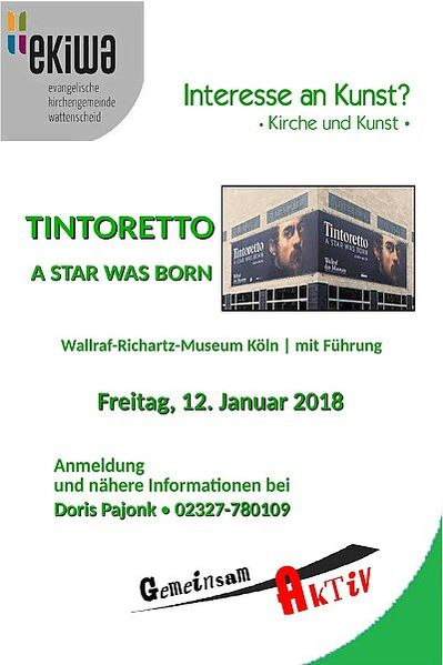 Gemeinsam aktiv, Besuch TINTORETTO, Wallraf-Richartz-Museum Köln 12.1.2018, KLicken auf die Grafik öffnet eine pdf-Datei
