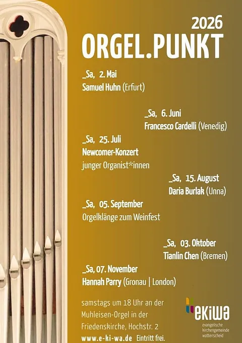 Plakat ORGEL.PUNKTE 2026