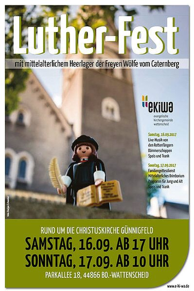 Plakat Lutherfest Günnigfeld